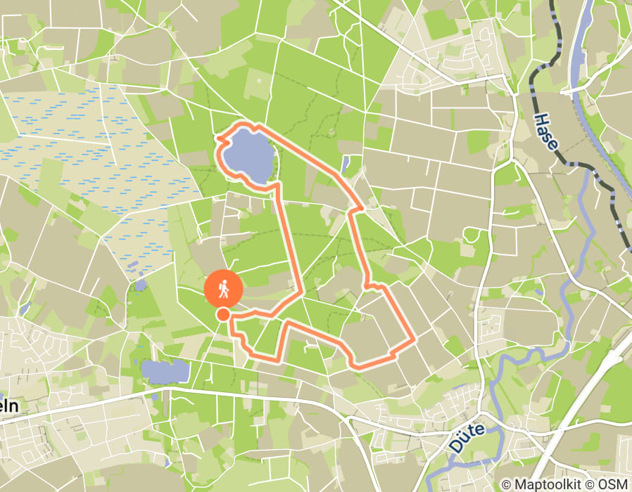 Karte der Tour