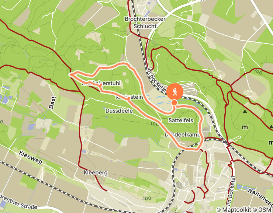 Karte der Tour