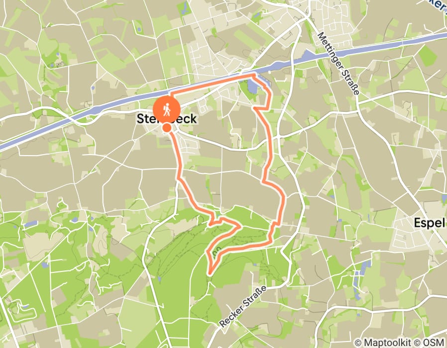 Karte der Tour