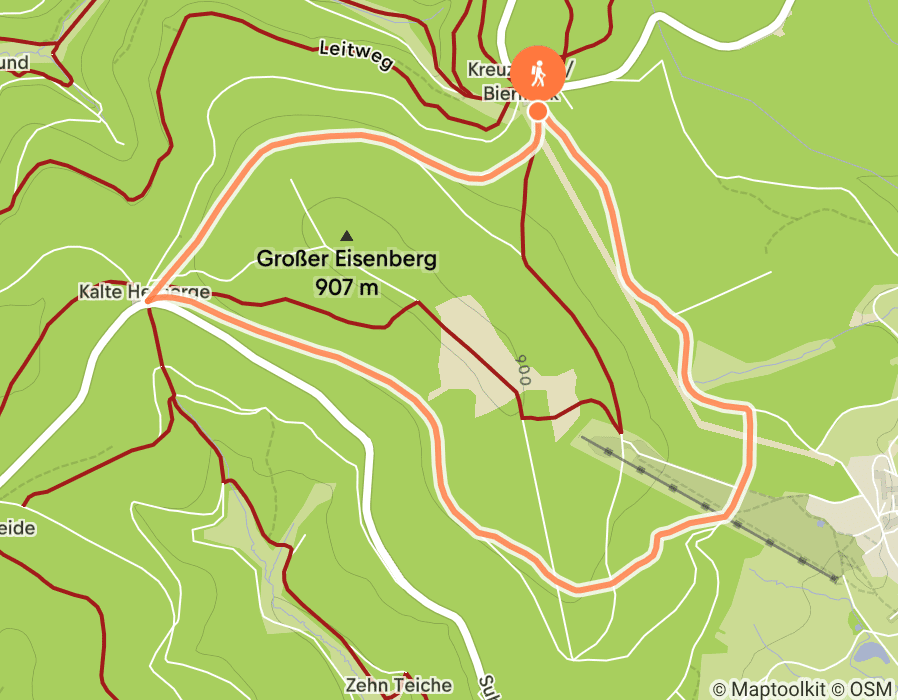 Karte der Tour