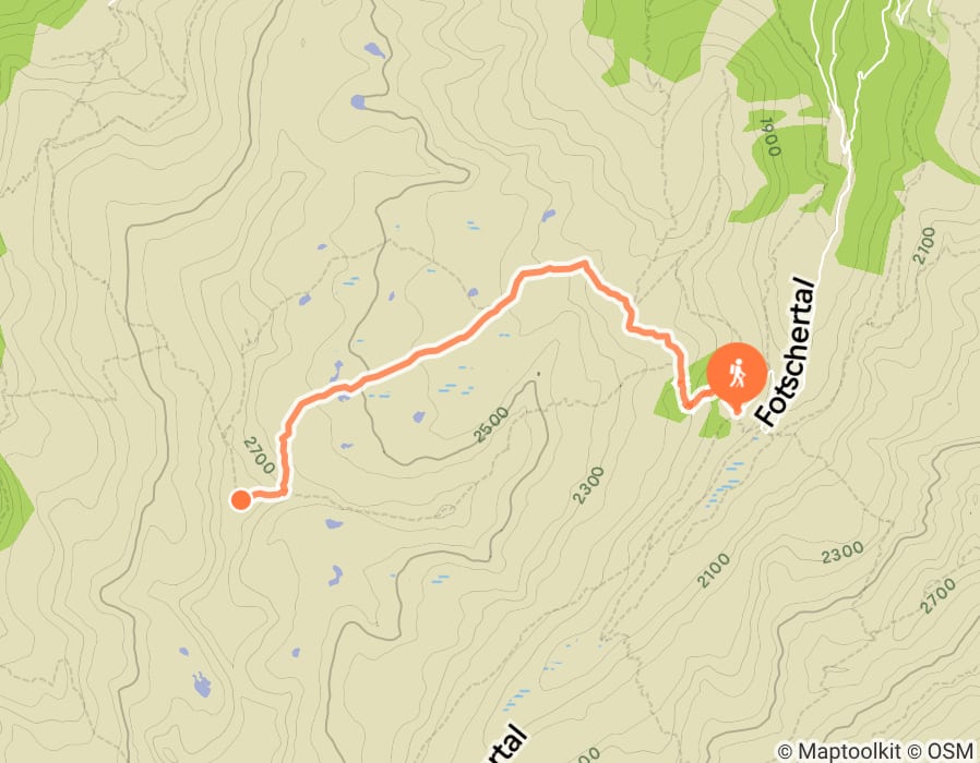 Karte der Tour