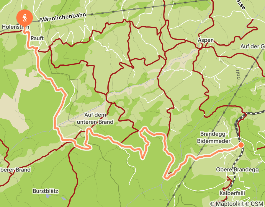 Karte der Tour