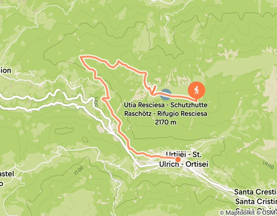 Karte der Tour