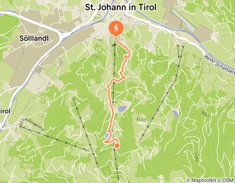 Karte der Tour