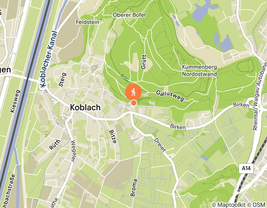 Karte der Tour