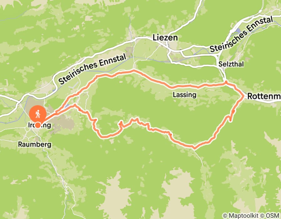 Karte der Tour