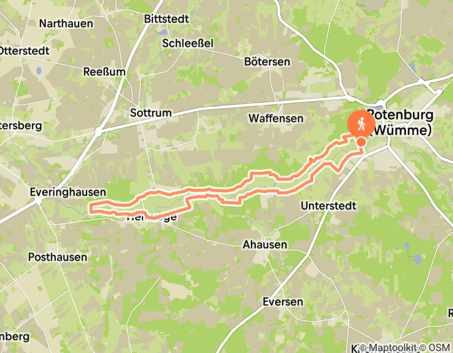 Karte der Tour