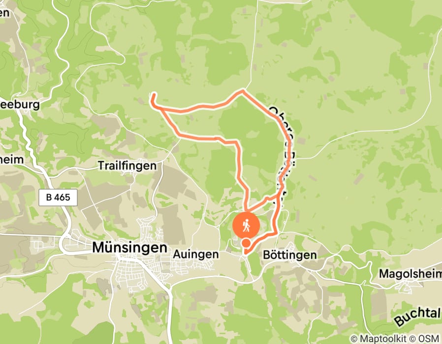 Karte der Tour