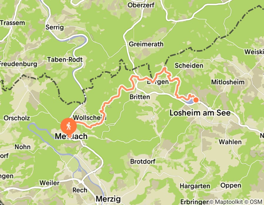 Karte der Tour
