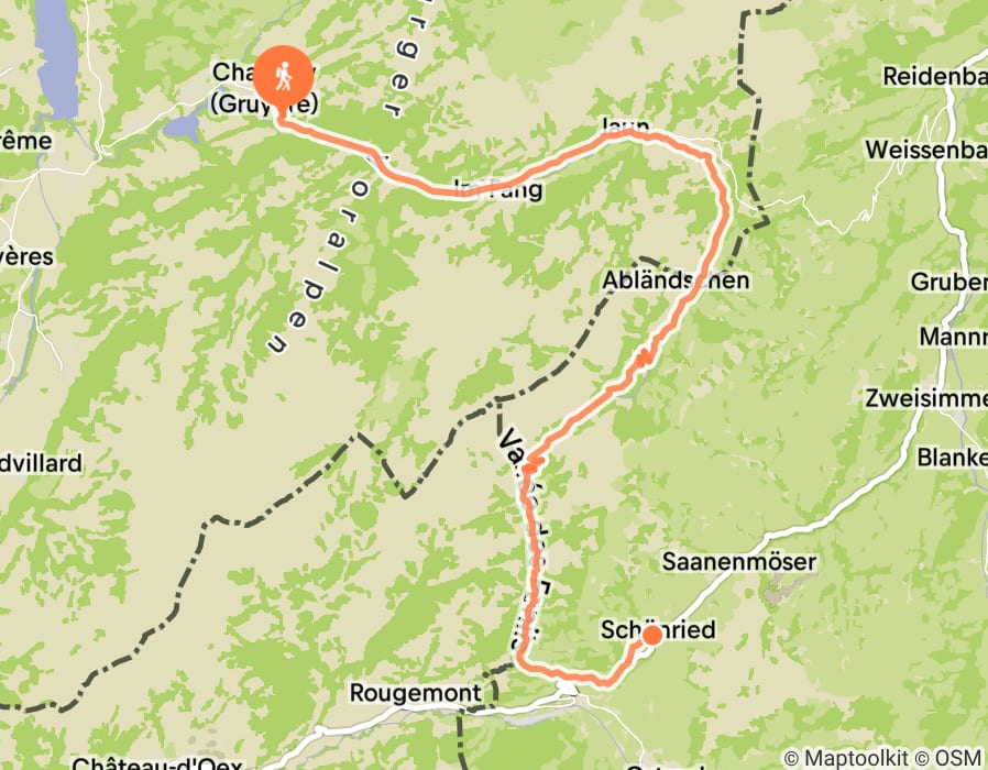 Karte der Tour
