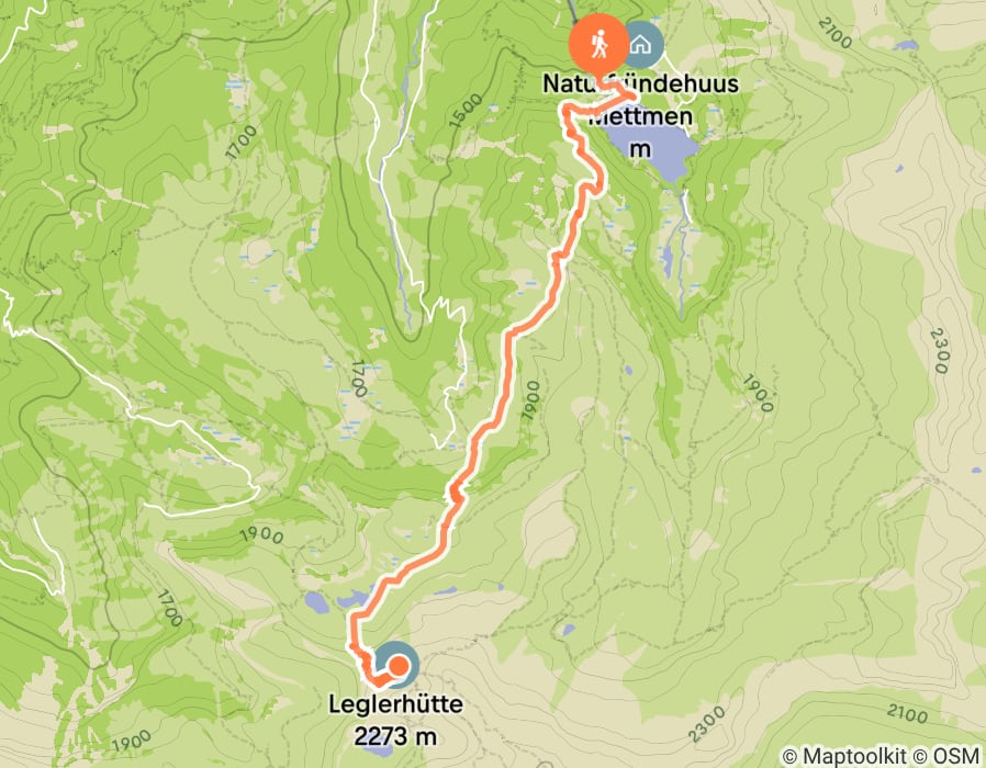 Karte der Tour