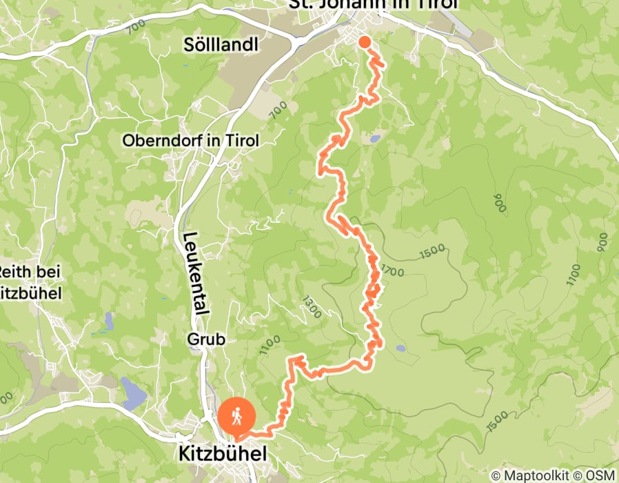 Karte der Tour