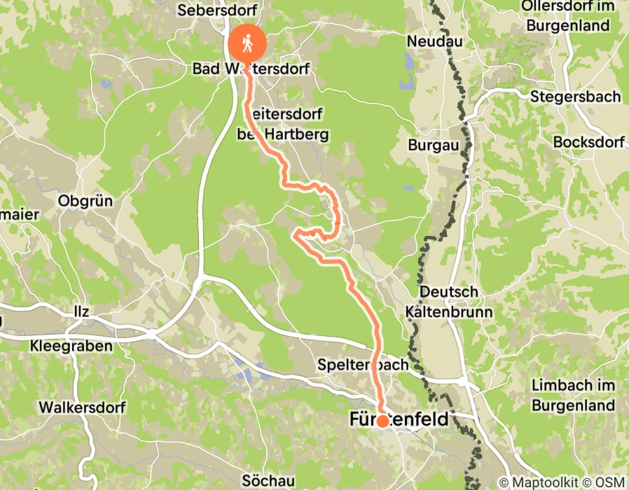 Karte der Tour