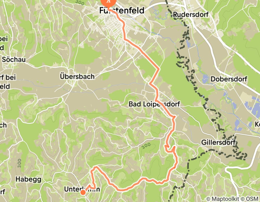 Karte der Tour