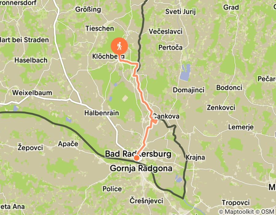 Karte der Tour