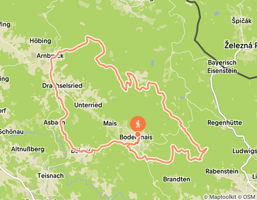 Karte der Tour