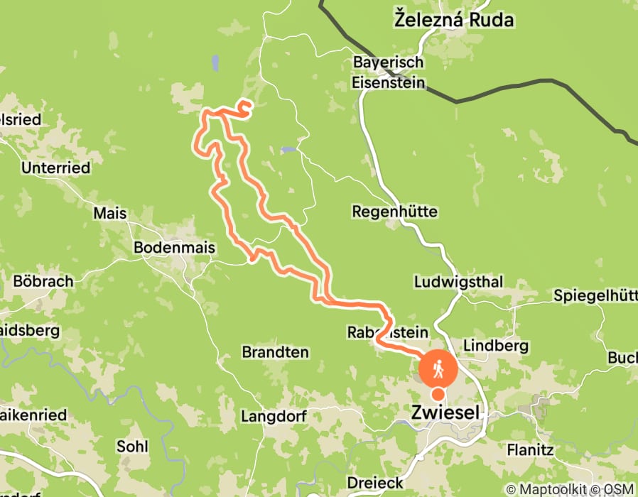 Karte der Tour