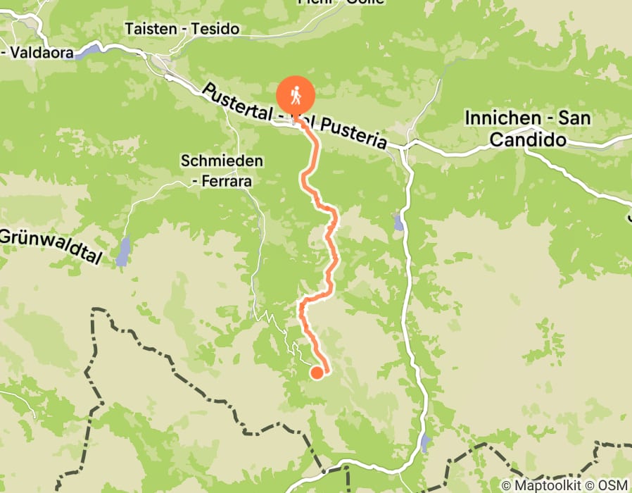 Karte der Tour