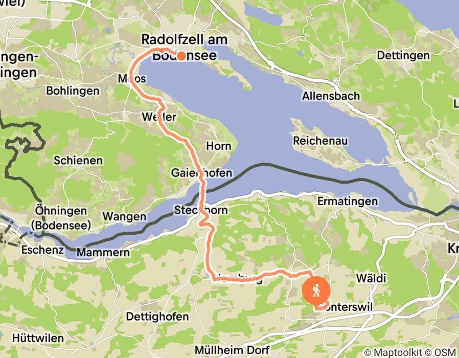 Karte der Tour