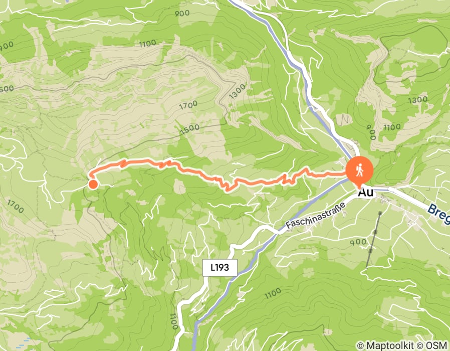 Karte der Tour