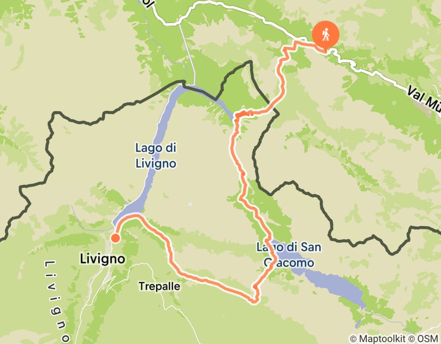 Karte der Tour