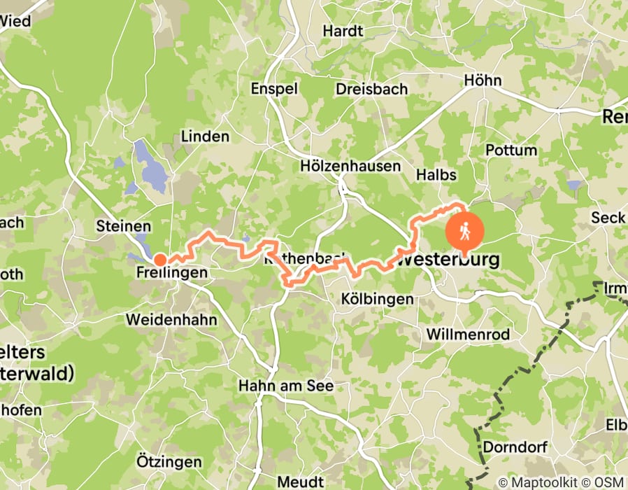 Karte der Tour