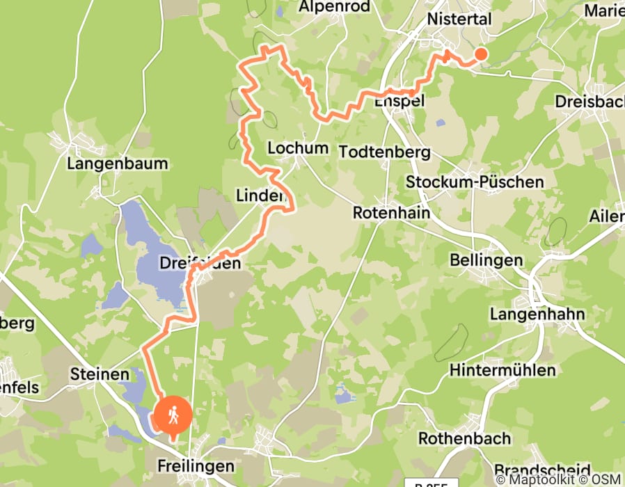 Karte der Tour