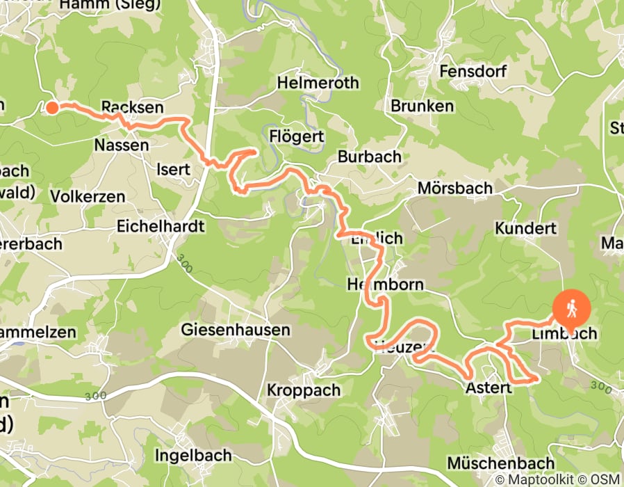 Karte der Tour