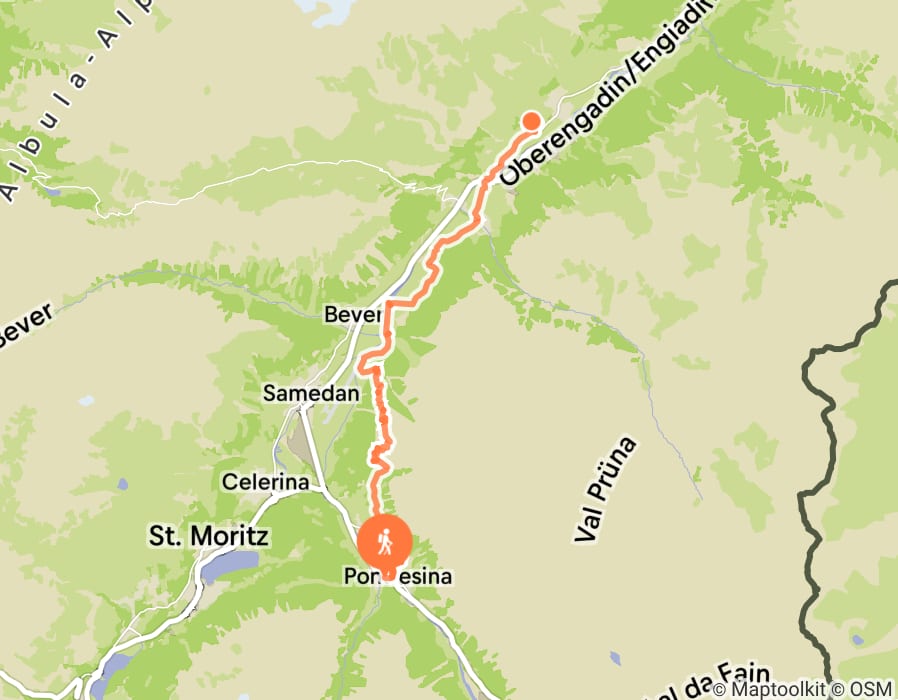 Karte der Tour