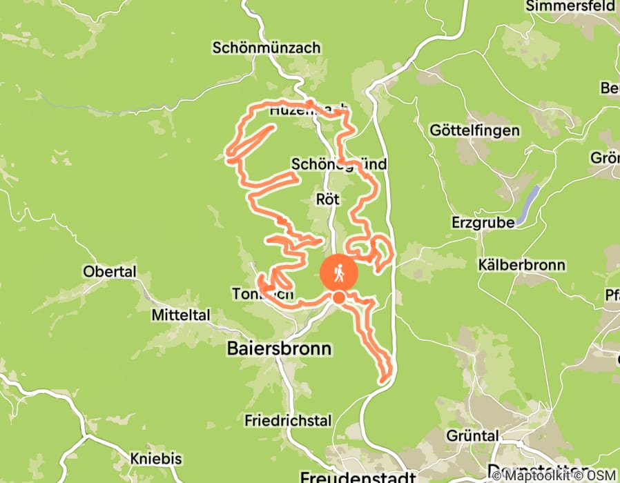 Karte der Tour