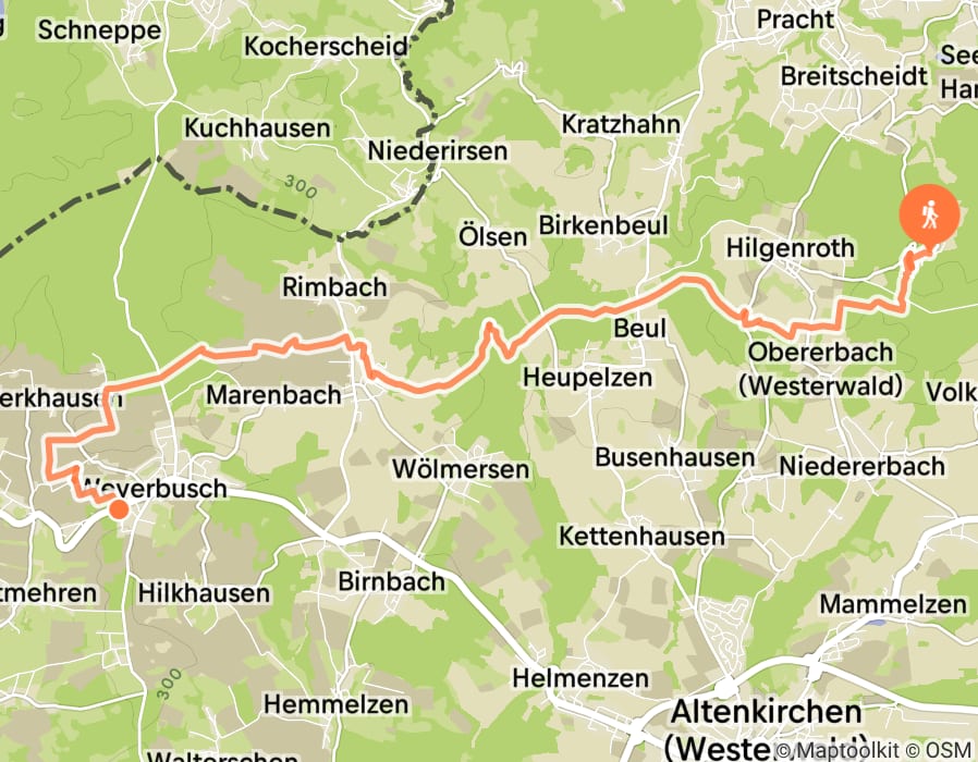 Karte der Tour