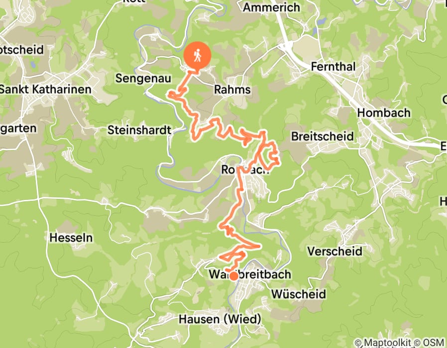 Karte der Tour