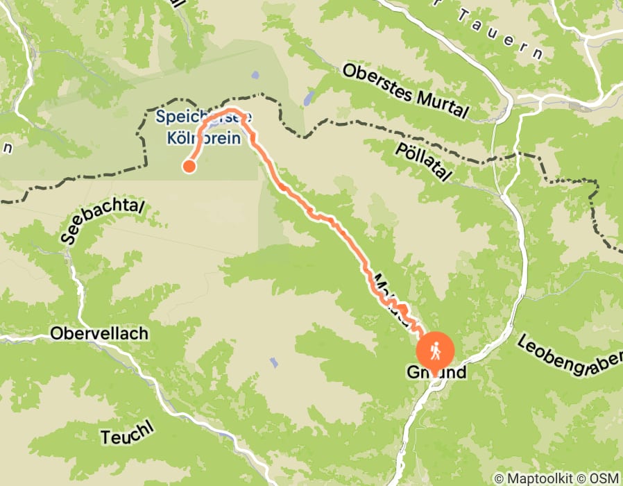 Karte der Tour