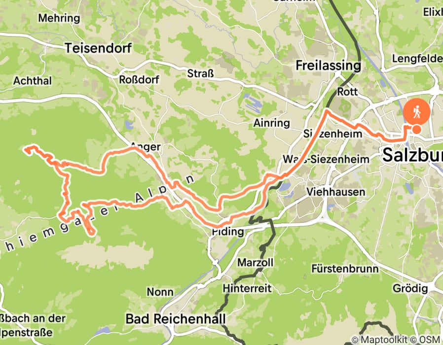 Karte der Tour