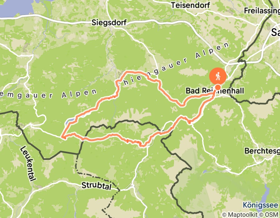 Karte der Tour