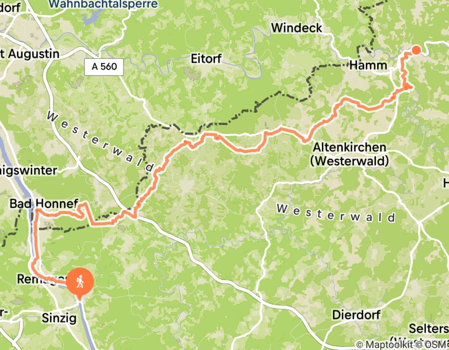 Karte der Tour