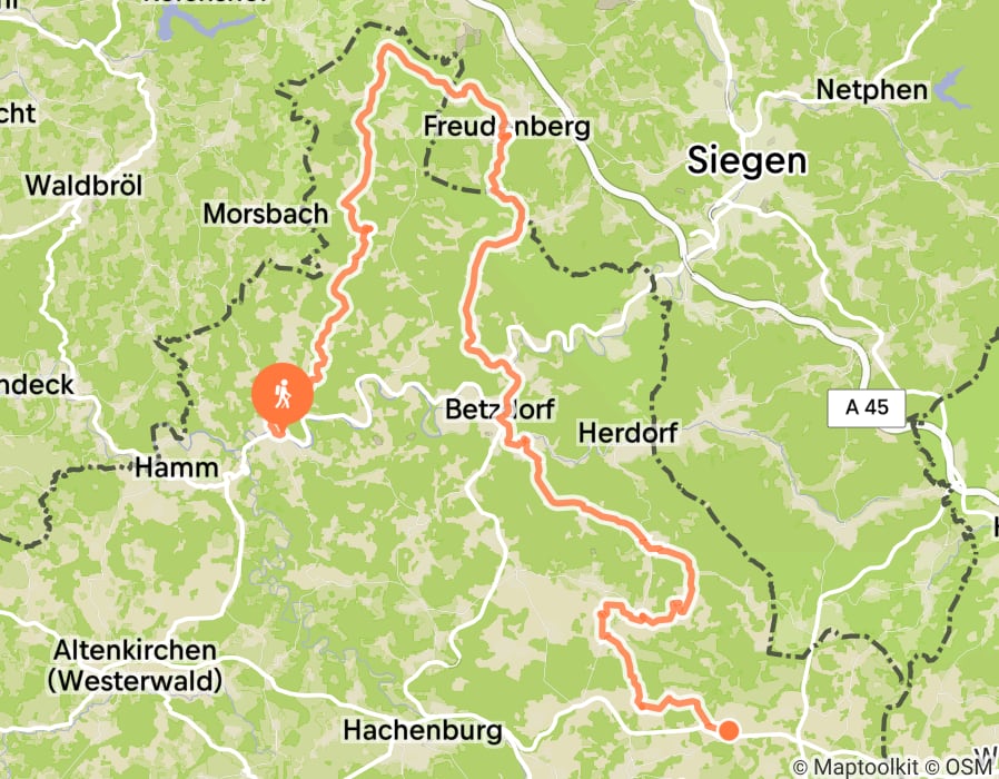 Karte der Tour