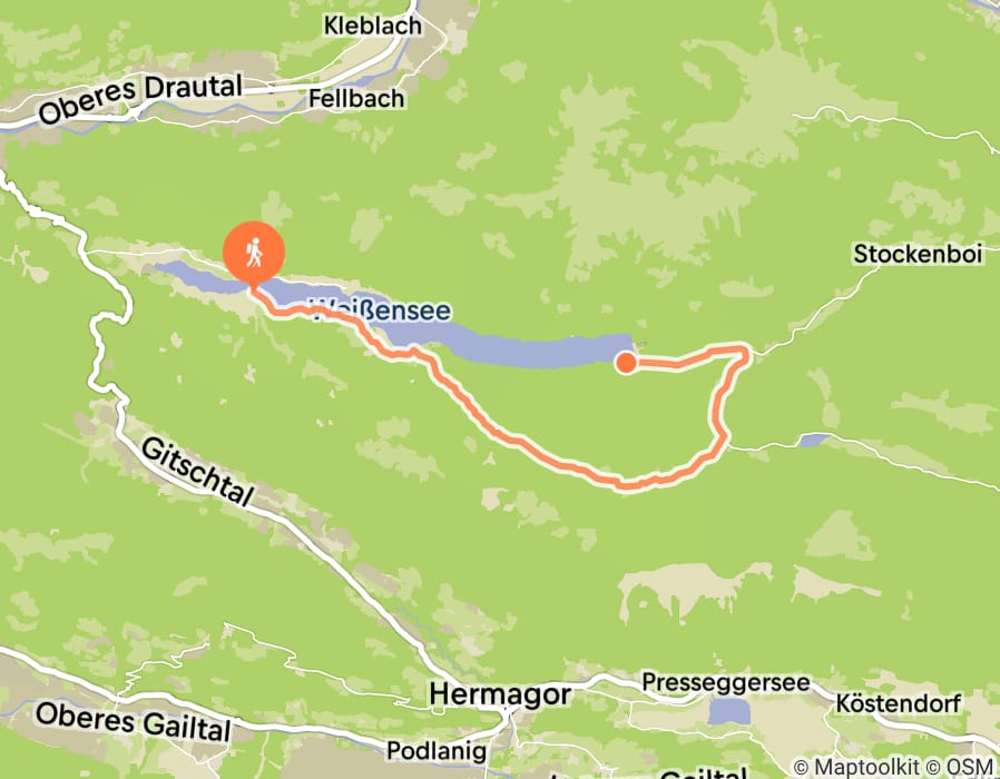 Karte der Tour