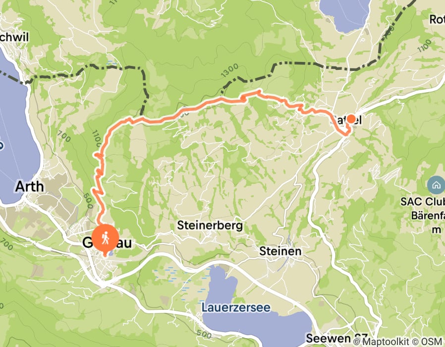 Karte der Tour