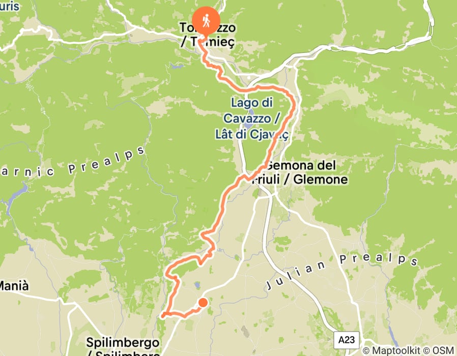 Karte der Tour
