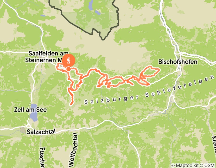 Karte der Tour