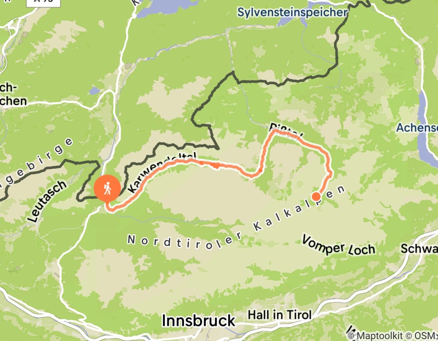 Karte der Tour