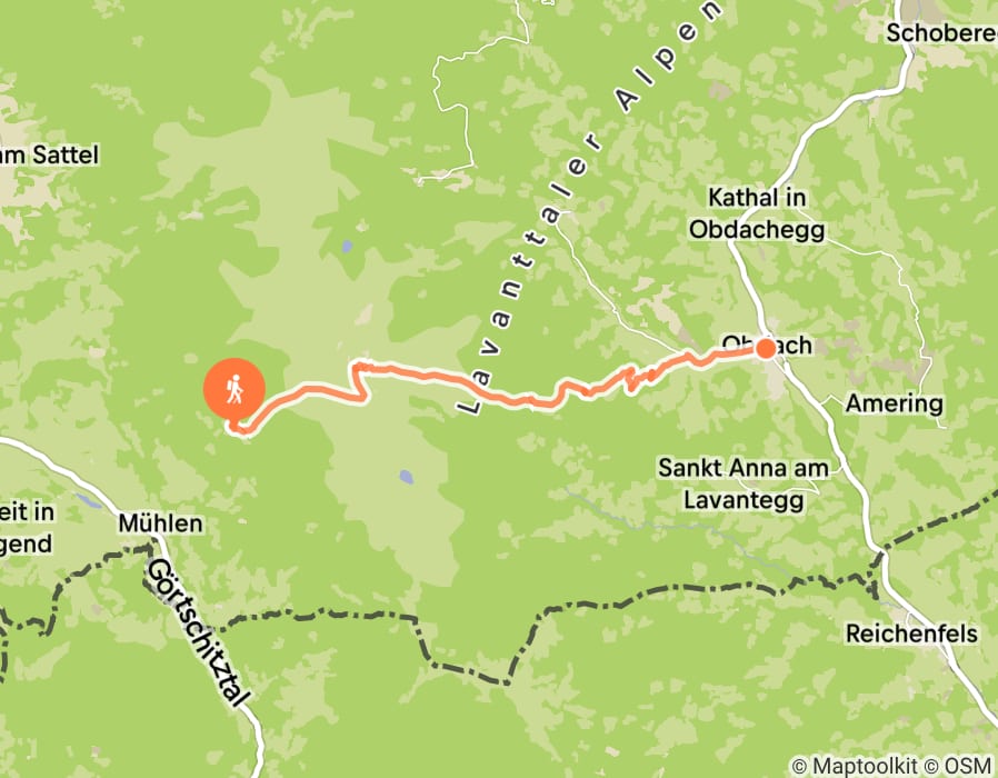 Karte der Tour