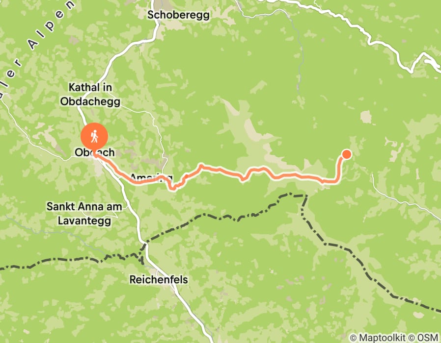 Karte der Tour
