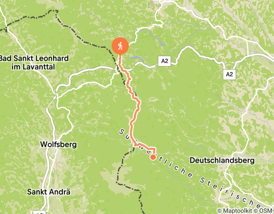 Karte der Tour