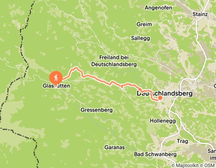 Karte der Tour