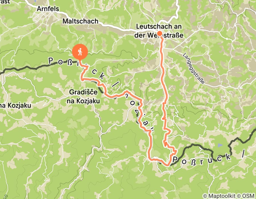 Karte der Tour