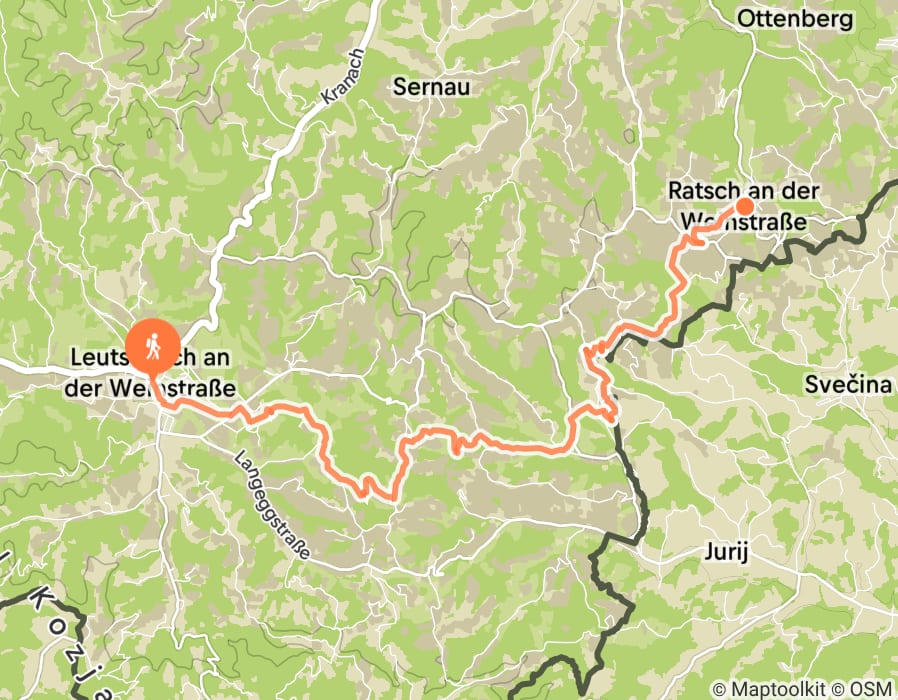 Karte der Tour