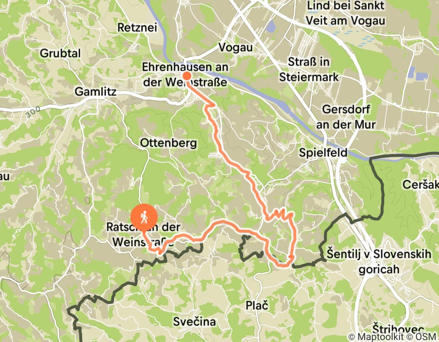 Karte der Tour
