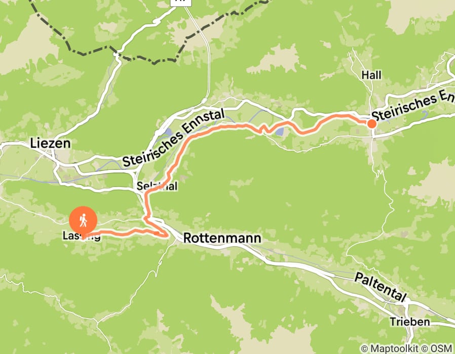 Karte der Tour